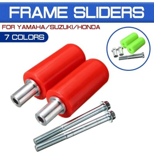 For Yamaha/Suzuki/Honda General Non-slip MotorcycleNo Cut Frame Slider Pad New Anti Crash Falling Protection Motorcycle Part