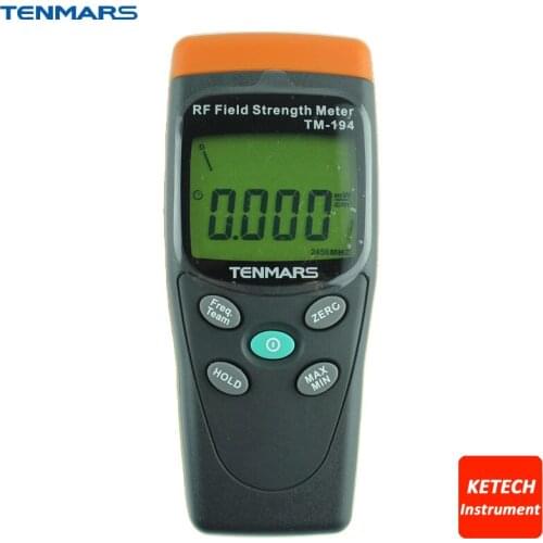 RF Radiation Field Strength Power Meter 50M--3.5GHz EMF Electromagnetic Radiation Detectors TENMARS TM194
