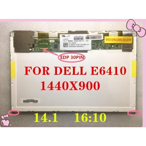 14.1 inch laptop lcd Display matrix screen LTN141AT16 B141EW05 V.5 LP141WX5 TPP1 N141I6-D11 for DELL E6410 notbook