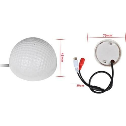 CCTV Microphone Ball Shape Audio Pickup Device High Sensitivity Audio Monitoring Device for Car Car Styling