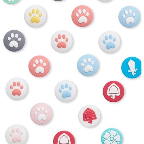 Cute thumb grips caps For nintendo switch case joystick caps for nintendo switch lite buttons accessories joy con grip cover