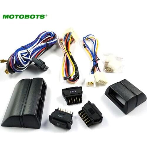 MOTOBOTS 1Set Universal power window 3pcs switches with Holder and wire Harness SKU #AM2468