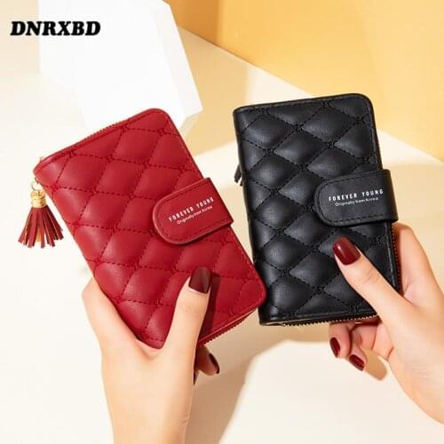 New Women Wallet Fashion Brand Leather Purse Hasp zipper Coin Pocket portfel damski Cell Phone Bag Clutch Bag Wallet For Women