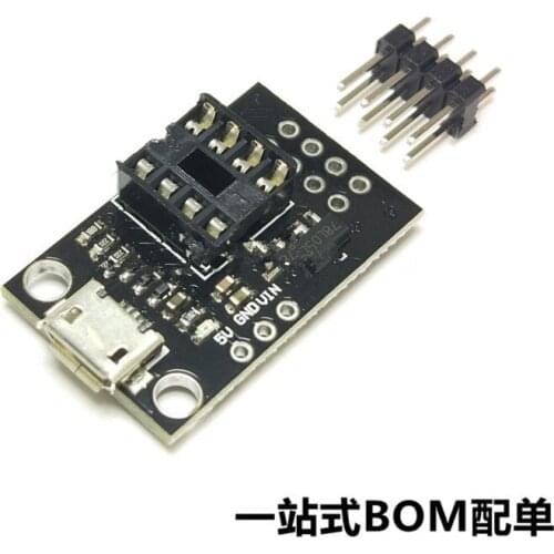 T42 ATtiny13A/ATtiny25 /ATtiny45/ATtiny85 pluggable development and programming board