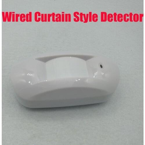 Wired Curtain PIR Detector P127 Infrared Home Alarm Security