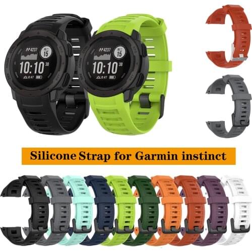 Strap Silicone Watch Replacement Band for Garmin instinct Smartwatch