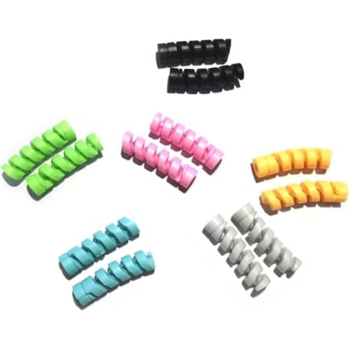 Spiral Cable Protector Data Line Silicone Bobbin Winder USB Protective Charging