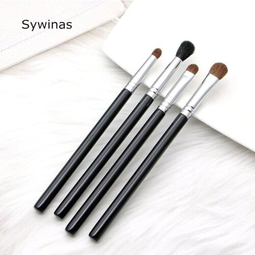 Sywinas Eyeshadow Eyebrow Brush High Quality Goat Pony Hair Smoulder Blending Shader Eye Shadow Brow Makeup Brushes