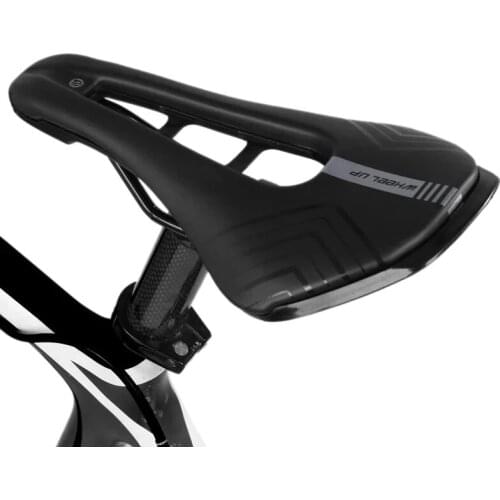 WHEEL UP Ultra-light MTB Road Bike Saddle Bicycle Saddle Carbon Fiber Hollow Bike Seat Cushion Seat Saddle Replacement Accessory