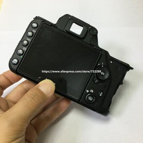 Repair Parts For Nikon D7500 Rear Case Shell Back Cover Ass'y With LCD Display Screen Unit and Hinge Flex Cable