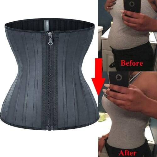 Woman Slimming Corset Girdle Corrective Underwear Sheath Latex Waist Trainer Slimming Belt on The Stomach Body Shapewear Bustier