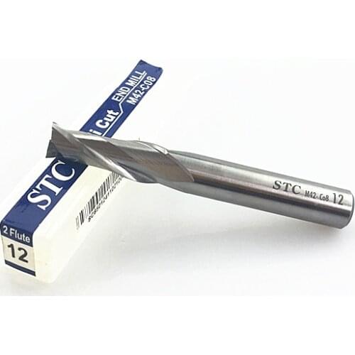 1pcs M42-CO8 Cobalt 12mm End Mill Cutter 2 Flutes CNC Endmill Router Bits Carbide Milling tools