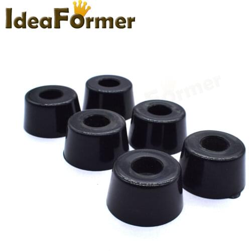 10Pcs 3D Printer Tapered Non-slip Rubber Feet 25*20*13mm Shock Absorption Rubber Feet For 3D Printer Parts