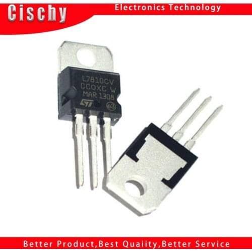 10pcs/lot L7810CV L7810 7810 LM7810 MC7810 7810CV TO-220 original In Stock