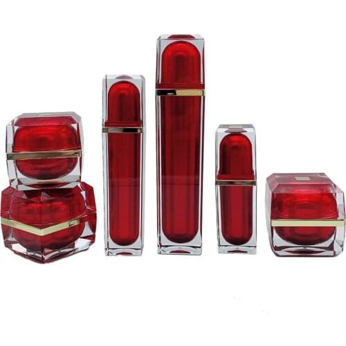 5pcs/10pcs High-grade Empty Cosmetics Packaging Cream Jar Press Lotion Bottle Refillable bottle Cosmetic Container