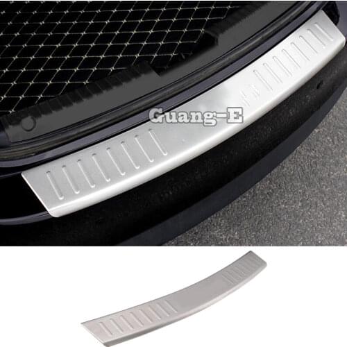 Car Cover Styling External Rear Bumper Protect Trunk Stainless Steel Plate Trim For Mazda6 Mazda 6 Atenza 2017 2018 2019