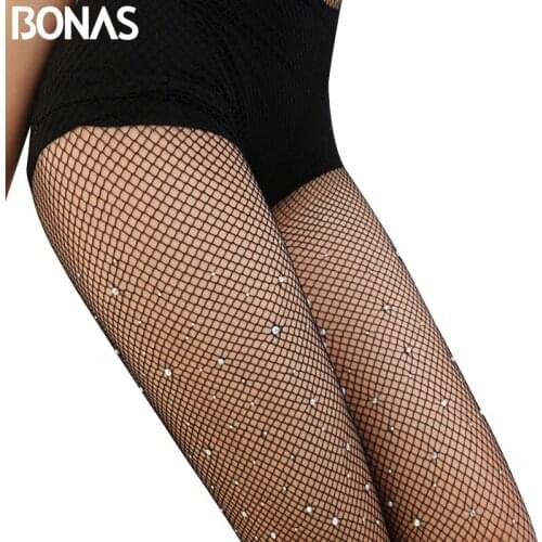 BONAS Women's Fishnet Tights