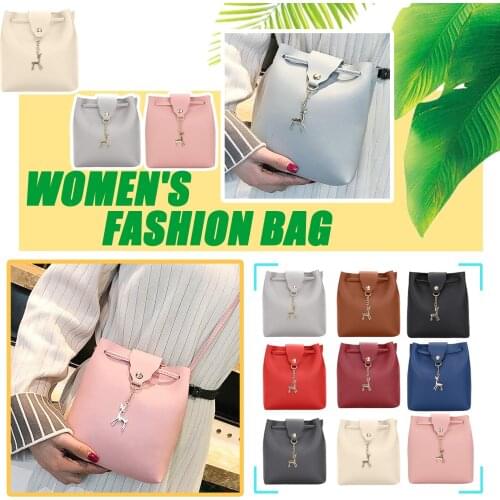 Brand Womens Leather Crossbody Bag Small Deer Shoulder Bags Ladies Purse And Handbag Fashion Female Messenger Bag Bolsa Feminina