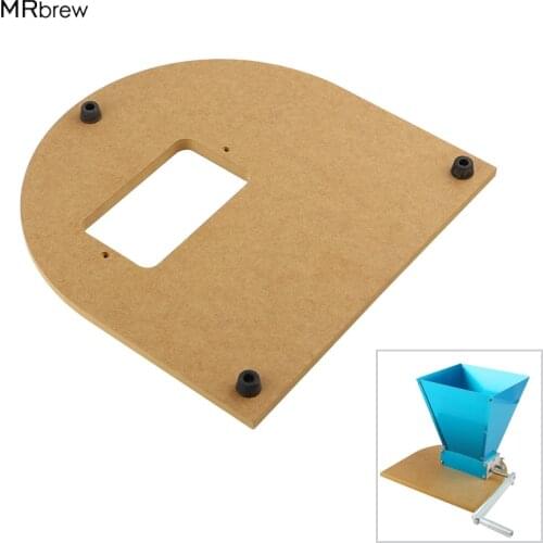 Wooden Mounting Board for Stainless 2-roller Homebrew Barley Grinder Crusher Malt Grain Mill with 2Pcs M6 Screws Top quality