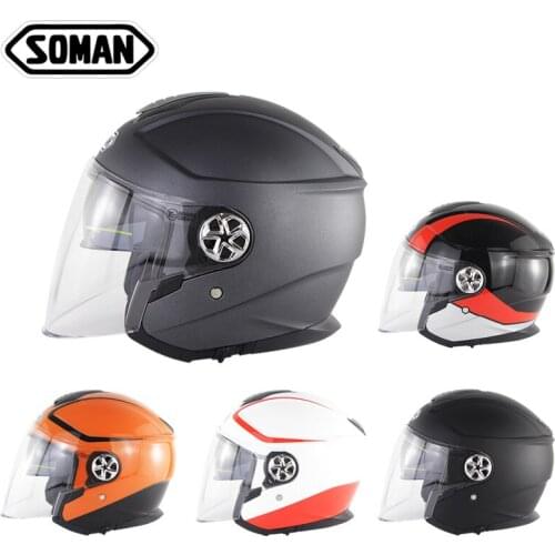 DOT ECE Standard Scooter Helmet Open Face Capacete Flip Up Motorbike Motorcycle Helmets For Women Chopper Casco Moto Kask S-XXL