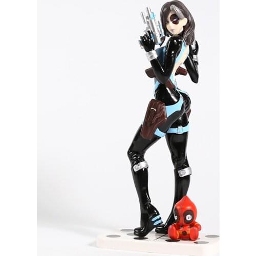 X-Men Domino Neena Thurman Bishoujo 1/7 Scale PVC Figure Collectible Model Toy