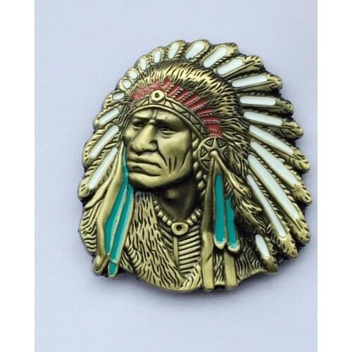 Hotsale jeans gift cowboy belt buckle SW-BY406 suitable for 4cm wideth belt with continous stock