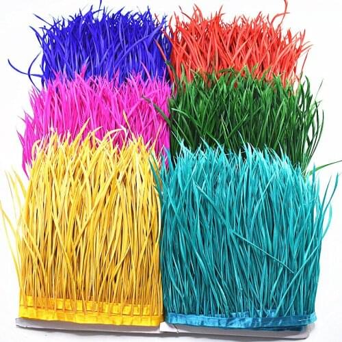 1meter/lot Single Color thin soft Turkey Marabou Feathers washed 15-20cm diy goose feathers for crafts wedding decoration plumas