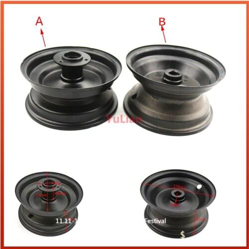 Good quality rear wheel hub 6 inch rims use 145/70-6 tyres tires for ATV Go Kart Buggy Razor Scooter accessories