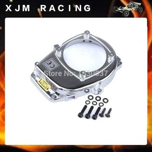 Chrome-plated Fan Cover Fit Zenoah CY Rovan Engines for 1/5 Hpi ROFUN Rovan Km Mcd Baja Losi 5ive T Truck Rc Car Parts