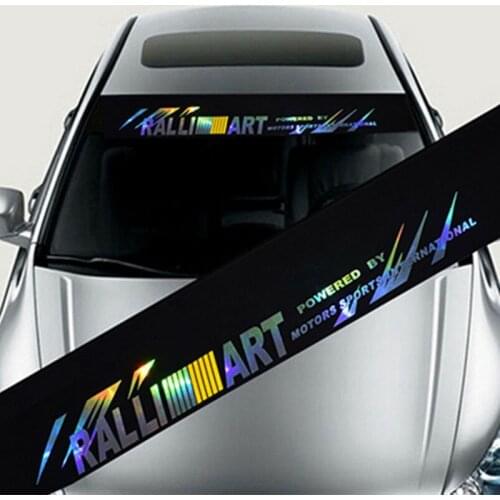 Laser Reflective Letters Auto Car Front Window Windshield Decal Stickers For BMW For Ford Focus For Mazda - Car Styling Fashion