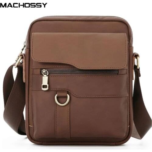 Men Shoulder Bag Genuine Leather Crossbody Bags High Quality Male Bag Casual Handbag Capacity Men Messenger Bags Tote Bag