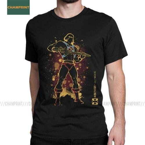 He-Man The Eternian Masters Of The Universe Mens T Shirts Skeletor 80s She-Ra Beast Tee Short Sleeve T-Shirts Cotton Tops