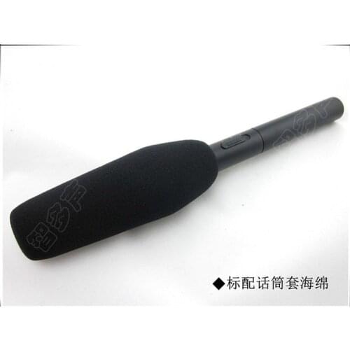 Windscreen foam cover for interview microphone video camera f shotgun condenser microphone windshield sponge foam black