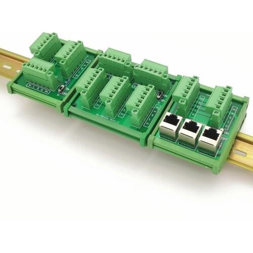 PLC industrial bus network breakout board, PLC supporting IO terminal block,WL-TB-102,WL-TB-103,WL-TB-104