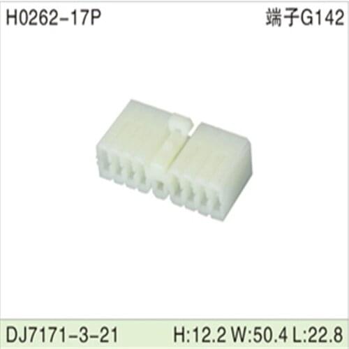 Free shipping 200pcs DJ7171-3-21 17Pin 3mm AMP Car Electrical Wire Connectors for VW,BMW,Audi,Toyota,NISSAN AND other