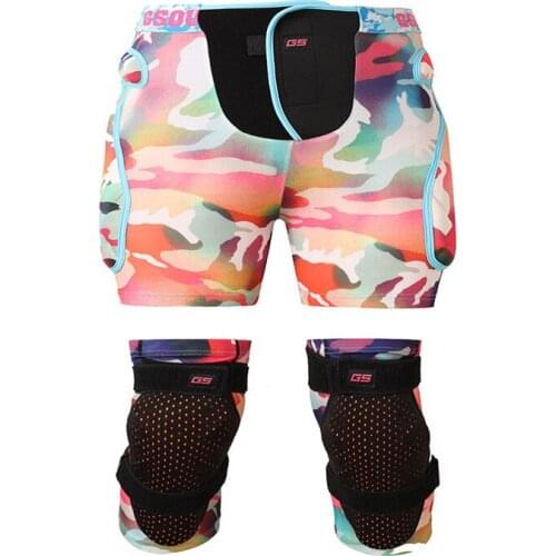 Parkour Roller Skate Skateboard Ski Snowboarding protective Outdoor sports gear diaper knee suit Adult anti-fall pants