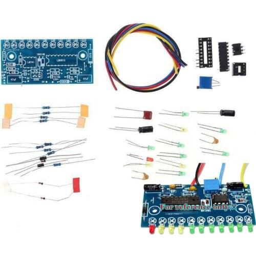 LM3915 10 LED Audio Level Indicator DIY Kits VU Meter Preamp Amplifier Indicate EL238