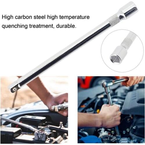 250mm Sleeve Extension Socket Rod Wrench Non-slip Extension Adapter Bar Set Auto Repair Durable Spanner Hand Tools Extender