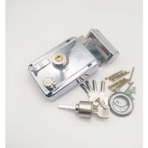 Iron outer door lock anti-theft door copper garage lock iron door gate lock