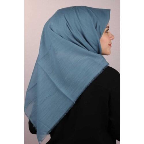 ZÜMRA SOLID COLOR LINEN FLAMLI SCARF-DESEN-01-RENK-14