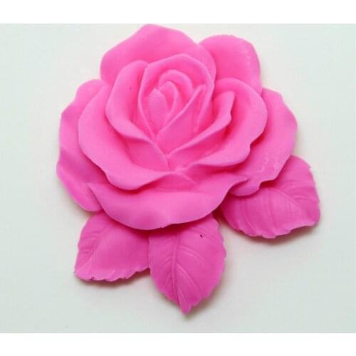 3D Silicon Mould handmade soap mold for cake decorative silicone die 3D flower soap making molds