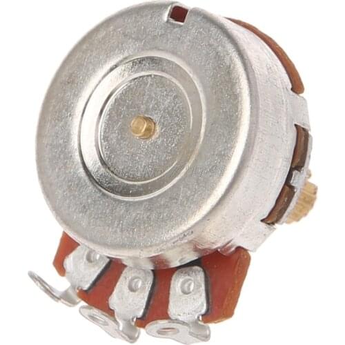A250K Brass Short Split Shaft Audio Potentiometer For Electric Guitar Bass Dropship