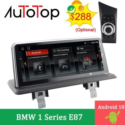 AUTOTOP Car Multimedia GPS Navigation Android 10 For 1 Series 120i E87 E81 E82 E88 CCC CIC 2005-2012 Car Stereo Player Idrive