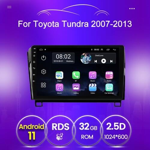 Autoradio Android For Toyota Tundra XK50 2007 - 2013 Sequoia XK60 2008 - 2017 Car Radio Multimedia Video Player Navigation GPS