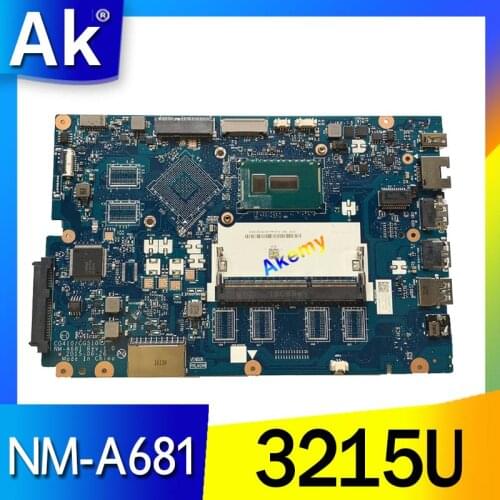 Free Shipping For Lenovo Ideapad 100-15IBD 100 15IBD CG410/CG510 NM-A681 notebook motherboard 3215U CPU