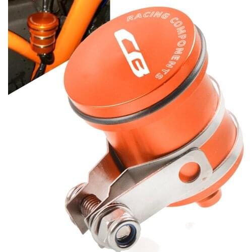 CNC Aluminum Motorcycle Rear Brake Fluid Reservoir Clutch Tank Oil Cup For Honda CB 599 919 400 CB600 CB599 CB919 CB400 CB600F