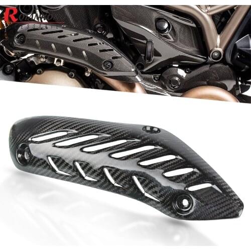 For Ducati Monster 821 monster1200 2014 2015 2016 2017 Motorcycle Muffler Pipe Exhaust Heat Shield Cover Guard Muffler Protector