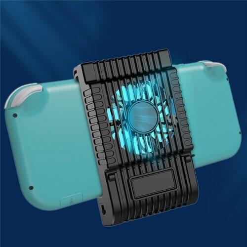 For NS Switch Lite Cooling Fan Grip Holder Kickstand Charging Stand for Nintend Switch Game Console Accessories