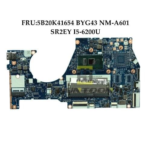 FRU:5B20K41654 FOR Lenovo Yoga 700-14ISK Laptop Motherboard BYG43 NM-A601 SR2EY I5-6200U DDR3 100% Tested High quality