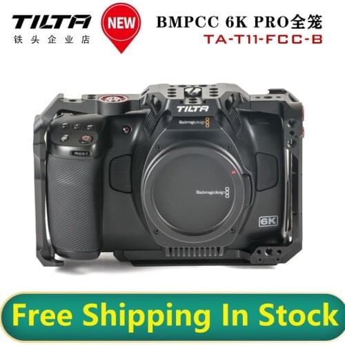 TILTA BMPCC 6K Pro Camera Cage TA-T11-FCC TA-T11-A-B TA-T11 Full And Half Cage Shooting Base Plate Tactical Suit
